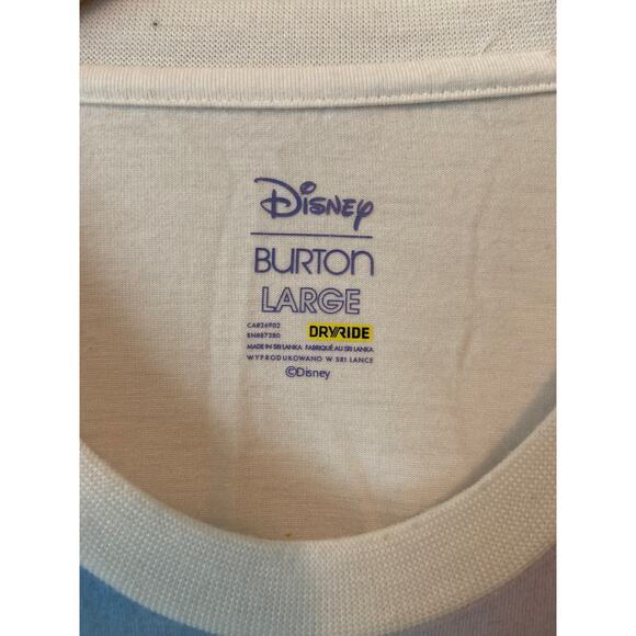 Disney Burton Frozen Dry Ride Ski Shirt Youth Tech Tee Size L Winter Snow Elsa - Picture 4 of 4